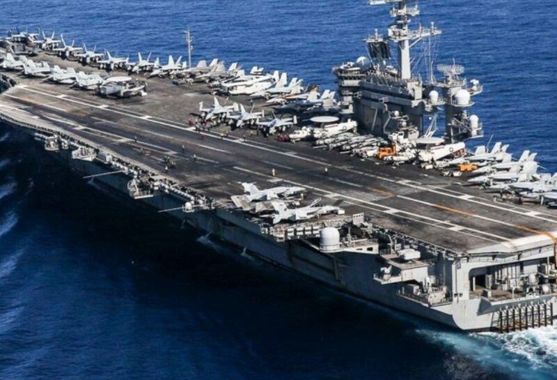 मिडिल ईस्ट में US Navy का शक्ति प्रदर्शन, USS अब्राहम लिंकन सहित 15 जहाजों से ईरान पर बढ़ता दबाव