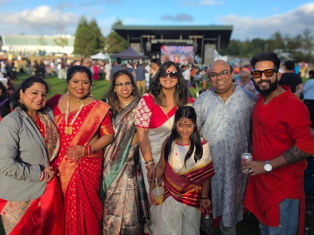 सरी में पहले इंडिया डे परेड और सांस्कृतिक समारोह में शामिल हुए एनडीपी विधायक 4 Organizer Bhaskar S. De with UNICA