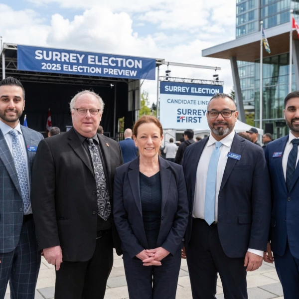 Surrey Election 2026: सरे नगरपालिका चुनाव 2026: मेयर पद के लिए सात उम्मीदवार, 17 अक्टूबर को मतदान